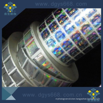 Hologram Anti-Counterfeiting Stickers Security Label Custom